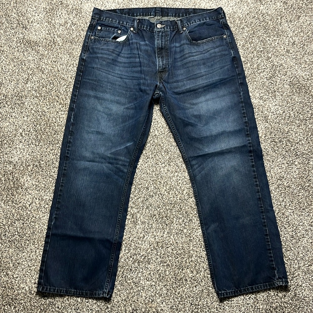 Levi’s Men’s 559 100% Cotton Denim Dark Wash Bootcut Jeans Size 40 X 30 (Tag)